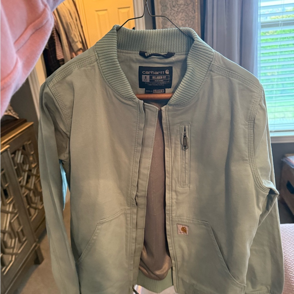 Carhartt Green Bomber Jacket